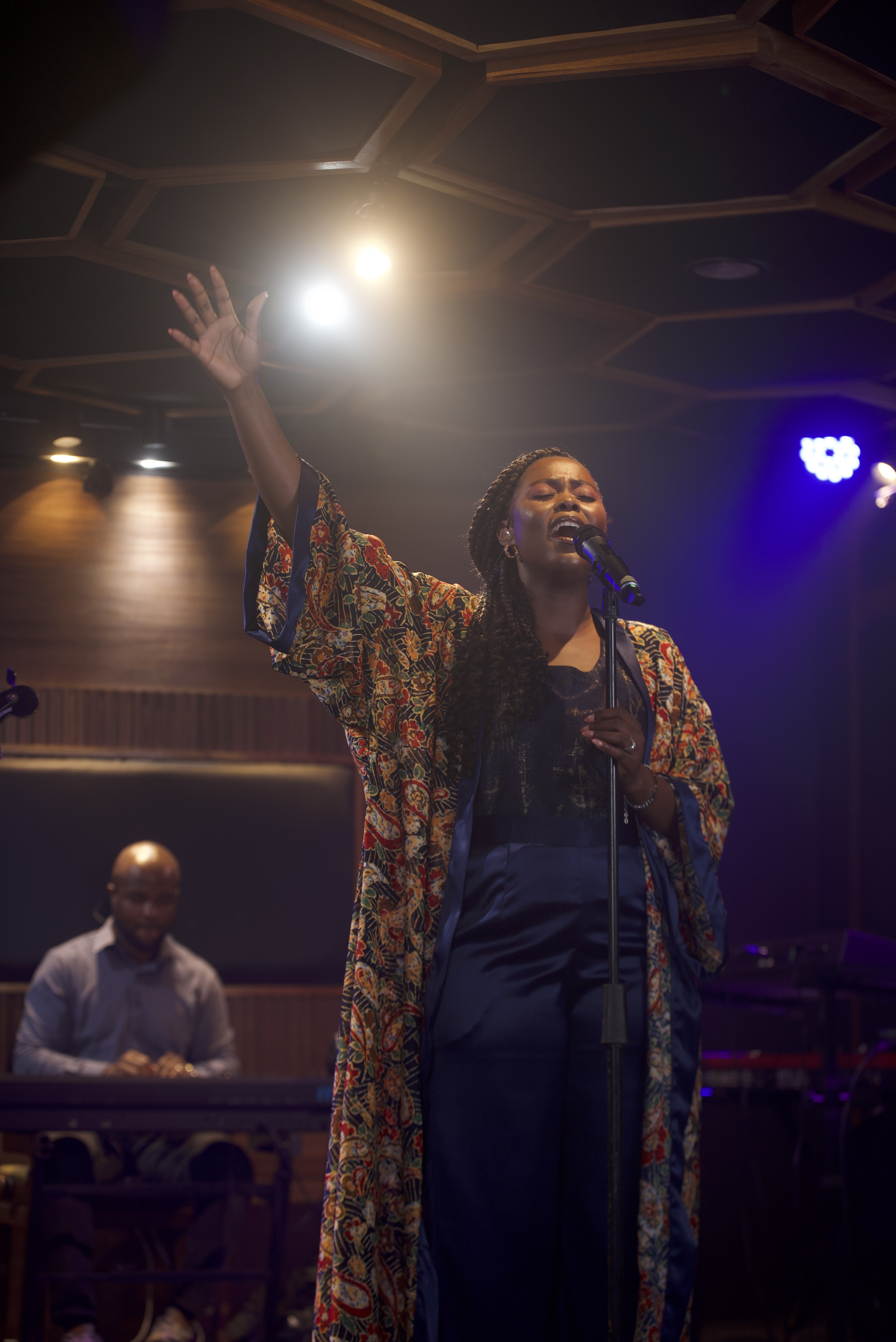 Judy Kharis performing in ministry